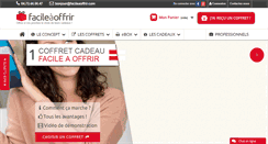 Desktop Screenshot of facileaoffrir.com