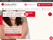 Tablet Screenshot of facileaoffrir.com